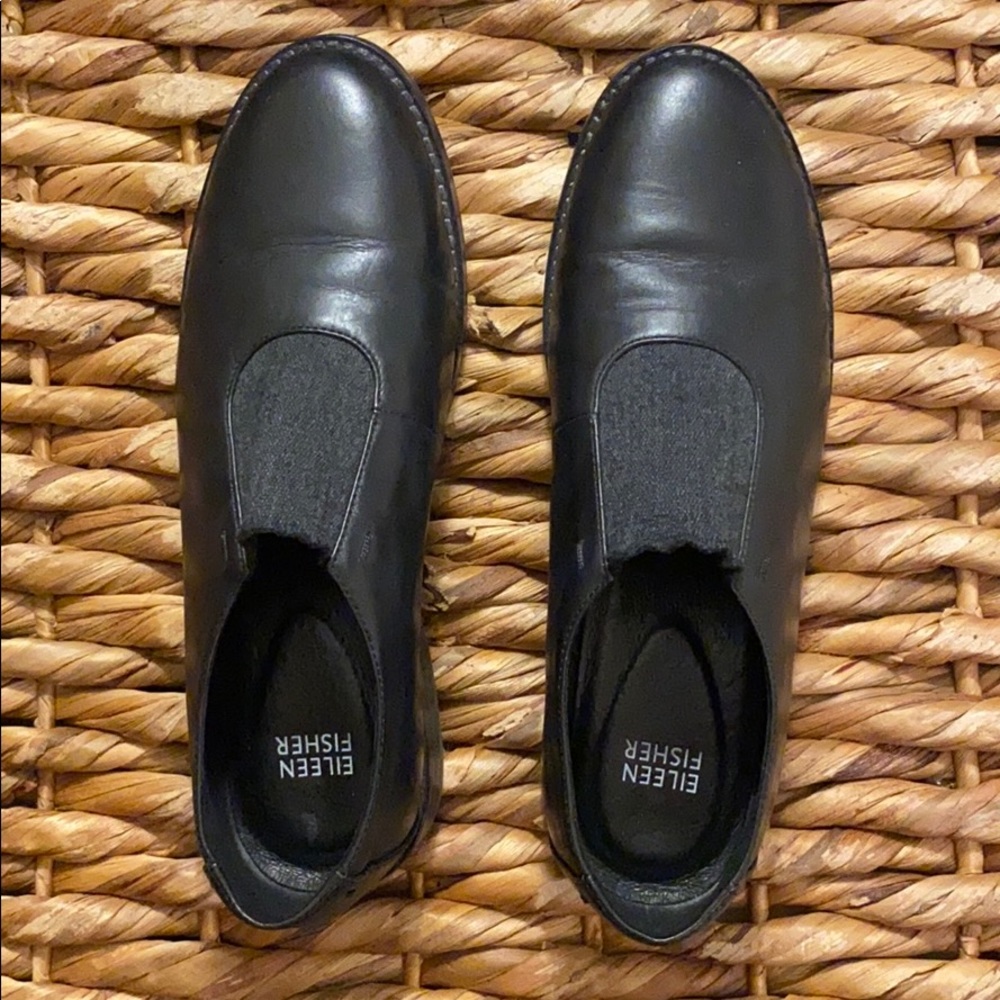 Eileen Fisher Women’s Black Harlow Loafer Size 7